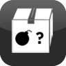 icon of a suspicious package that may contain a bomb