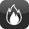 icon of a fire