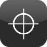 an icon of the crosshairs of a gun