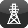 icon of a power line tower