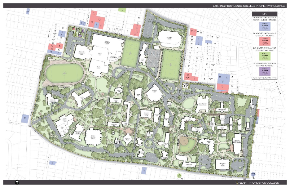 Providence College campus map